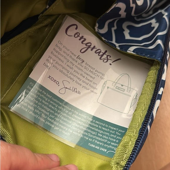 Sarah Wells Lizzy breast pump tote - Picture 3 of 6